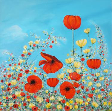 Original Floral Paintings by Jacqueline Hammond