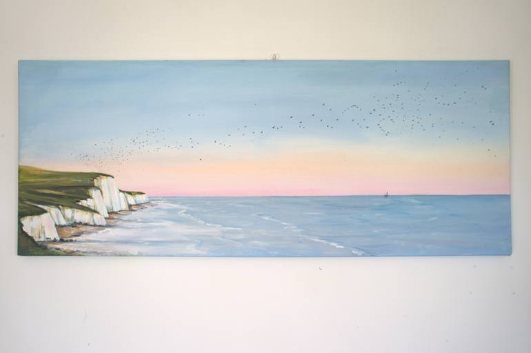 Original Figurative Seascape Painting by Jacqueline Hammond