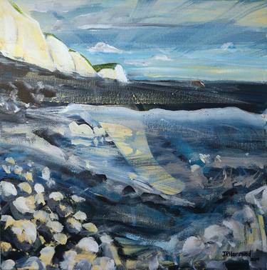 Original Impressionism Beach Paintings by Jacqueline Hammond