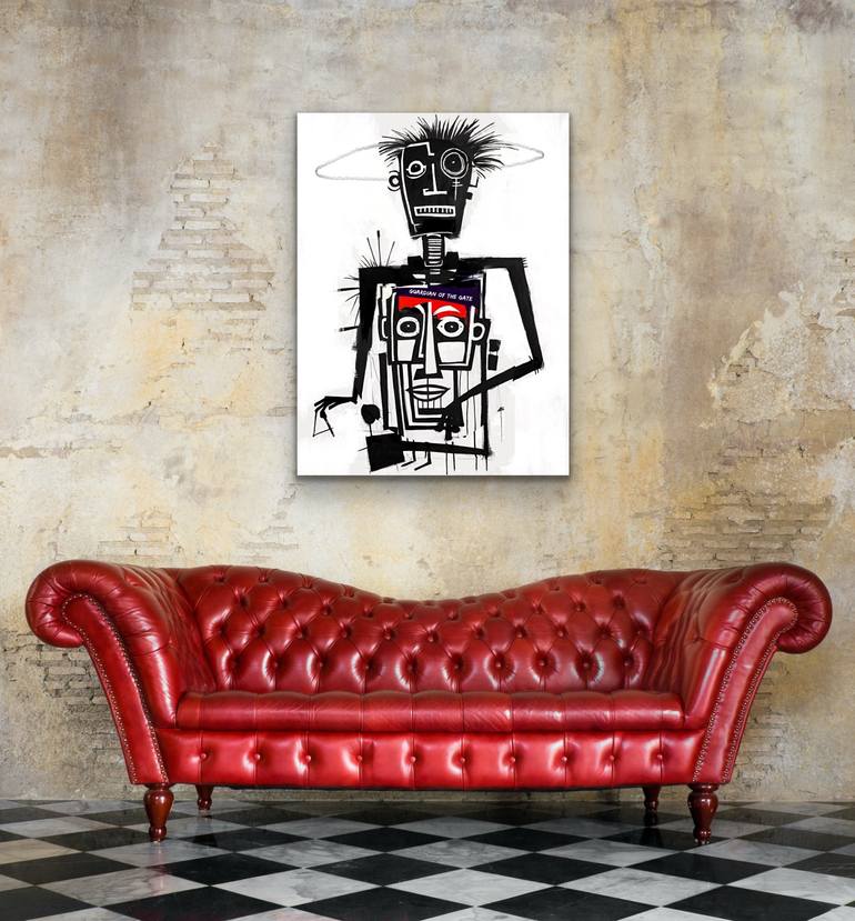 Original Pop Art Abstract Mixed Media by Bonobo Stone