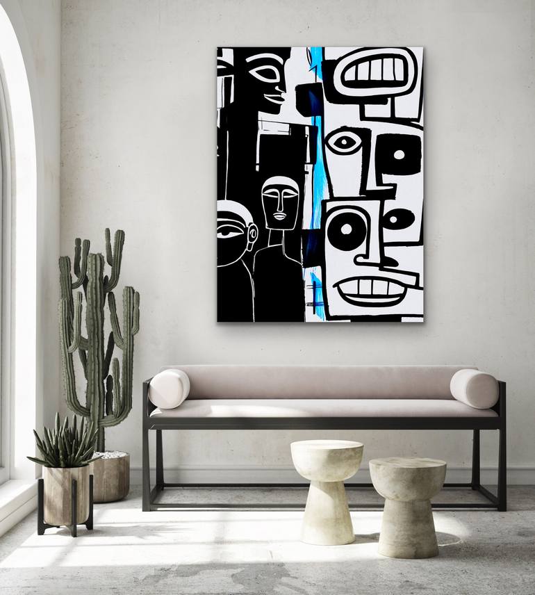 Original Abstract Expressionism Abstract Mixed Media by Bonobo Stone