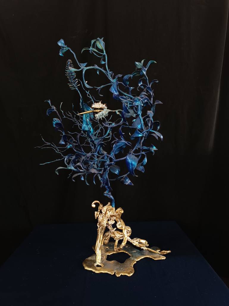Original Surrealism People Sculpture by Karen Terzyan