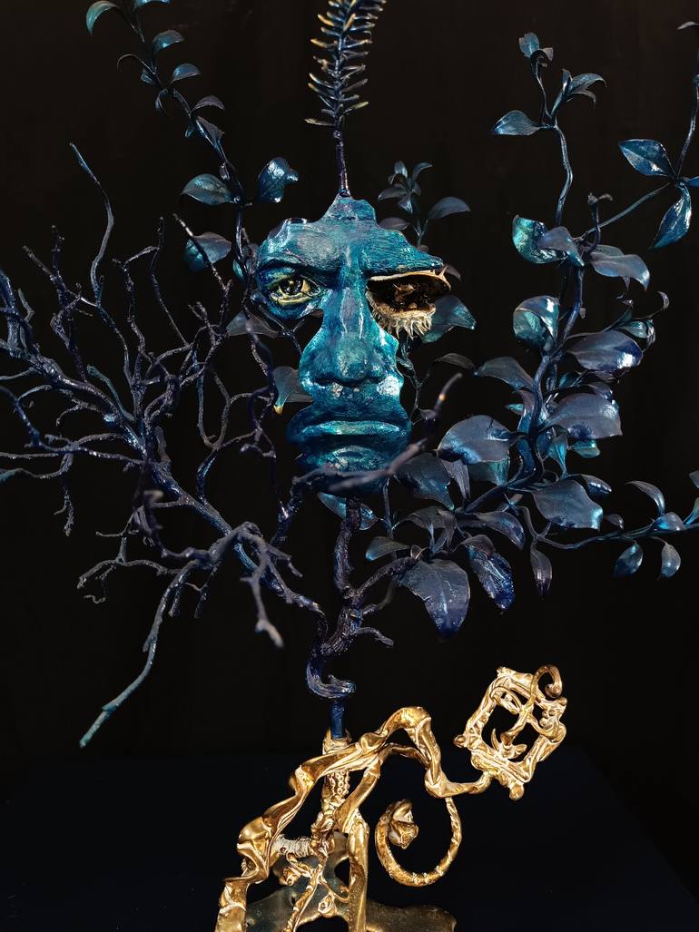 Original Surrealism People Sculpture by Karen Terzyan