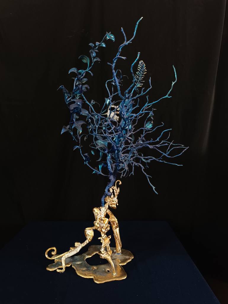 Original Surrealism People Sculpture by Karen Terzyan