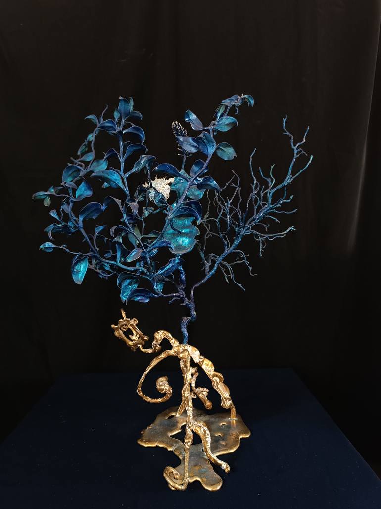 Original Surrealism People Sculpture by Karen Terzyan