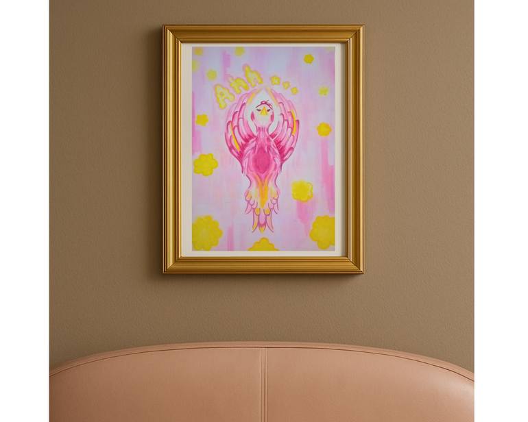 Original Abstract Expressionism Nature Painting by Queen Sebo