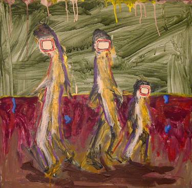 Original Expressionism Mortality Paintings by Iris Lavy