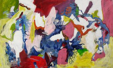 Original Abstract Expressionism Abstract Paintings by Iris Lavy