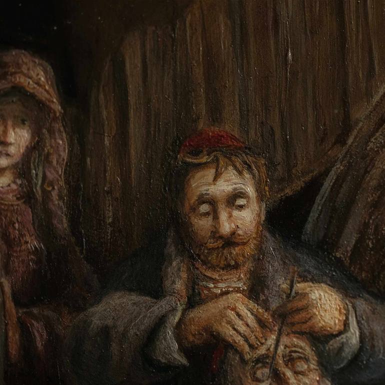 Original Realism Religion Painting by Milos Todorovic