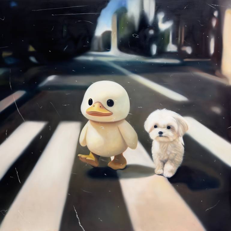 Original Fantasy Painting by Mihyun Kim | Conceptual Art on Canvas | The Little Things 2