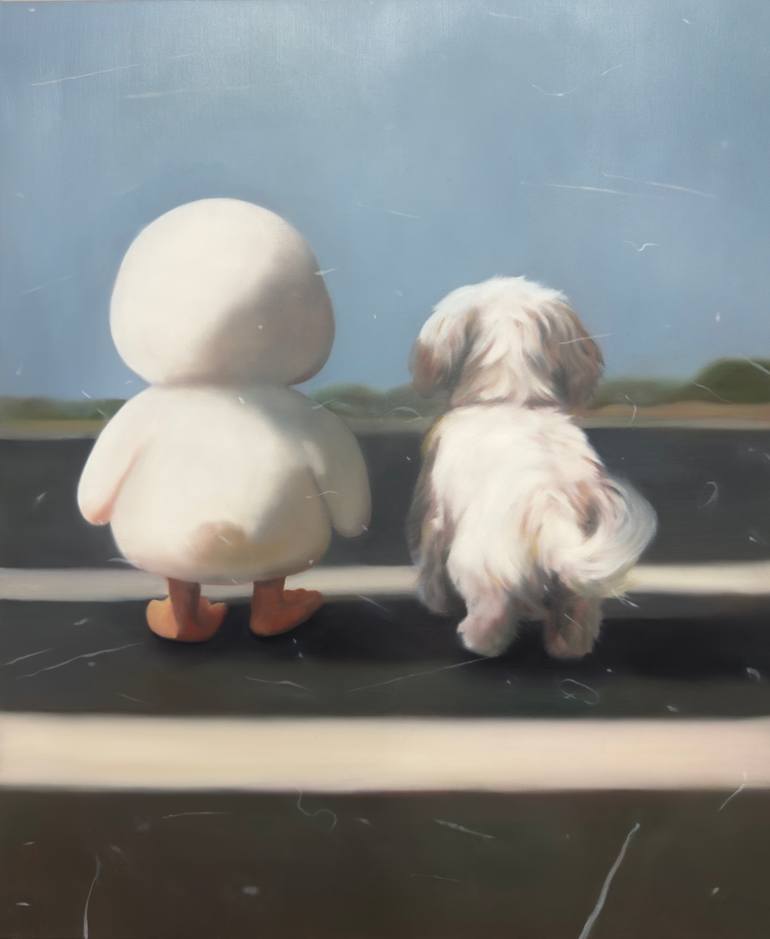 Original Animal Painting by Mihyun Kim | Conceptual Art on Canvas | The Little Things 3