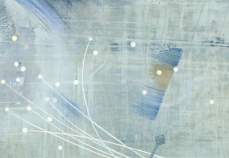 Original Art Nouveau Abstract Painting by Rene Klages