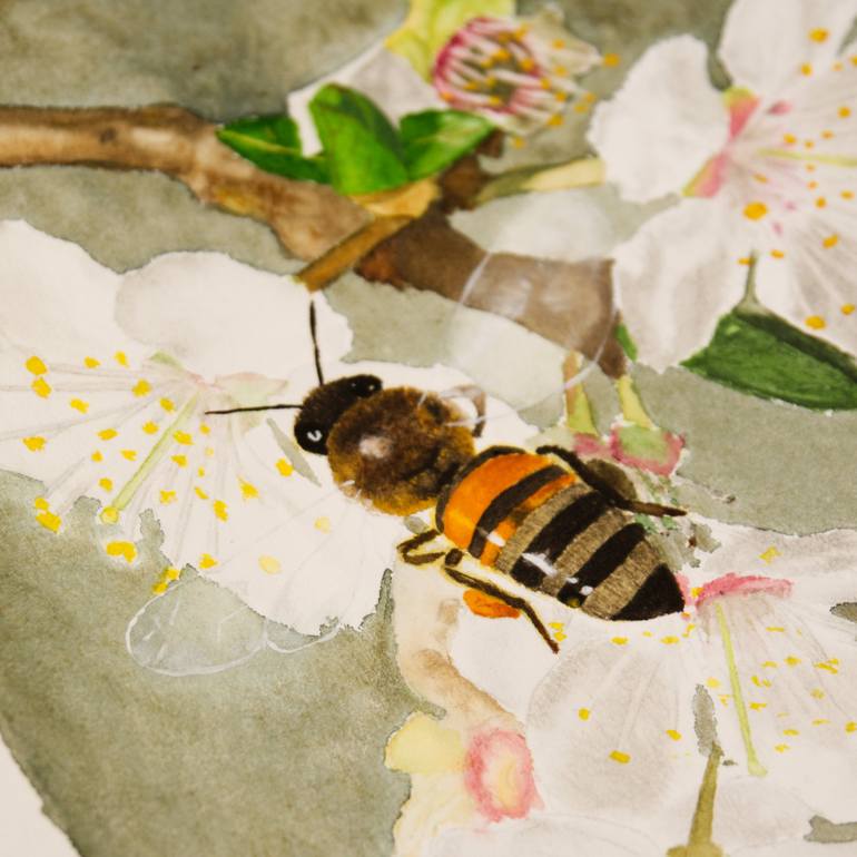 Original Illustration Animal Painting by David Kerner