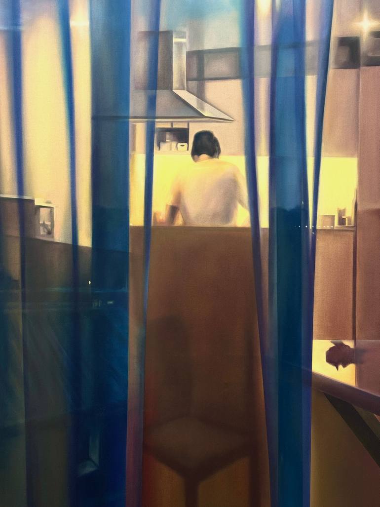 Original Contemporary Home Painting by Ngai Ning Yu