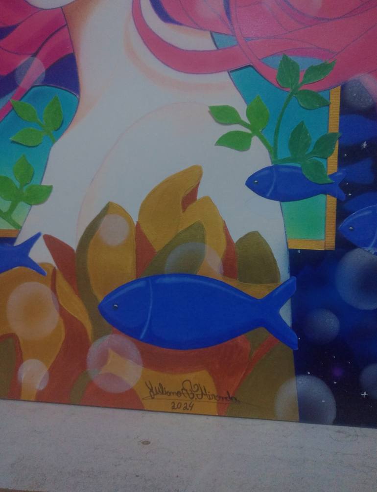 Original Pop Art Fantasy Drawing by Juliano Miranda