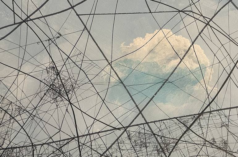 Original Conceptual Abstract Painting by Vahagn Bagoyan