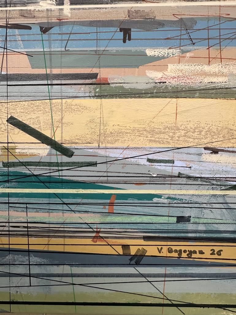 Original Contemporary Architecture Painting by Vahagn Bagoyan