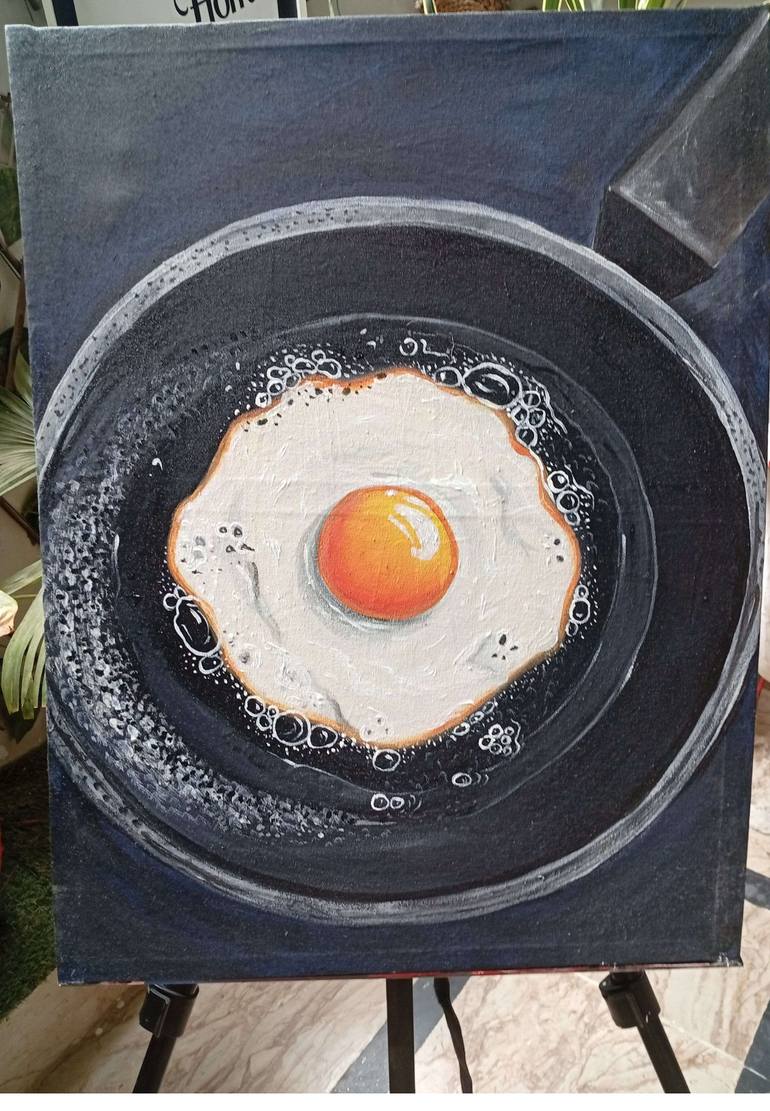 Original Realism Food & Drink Painting by Mehar Ali