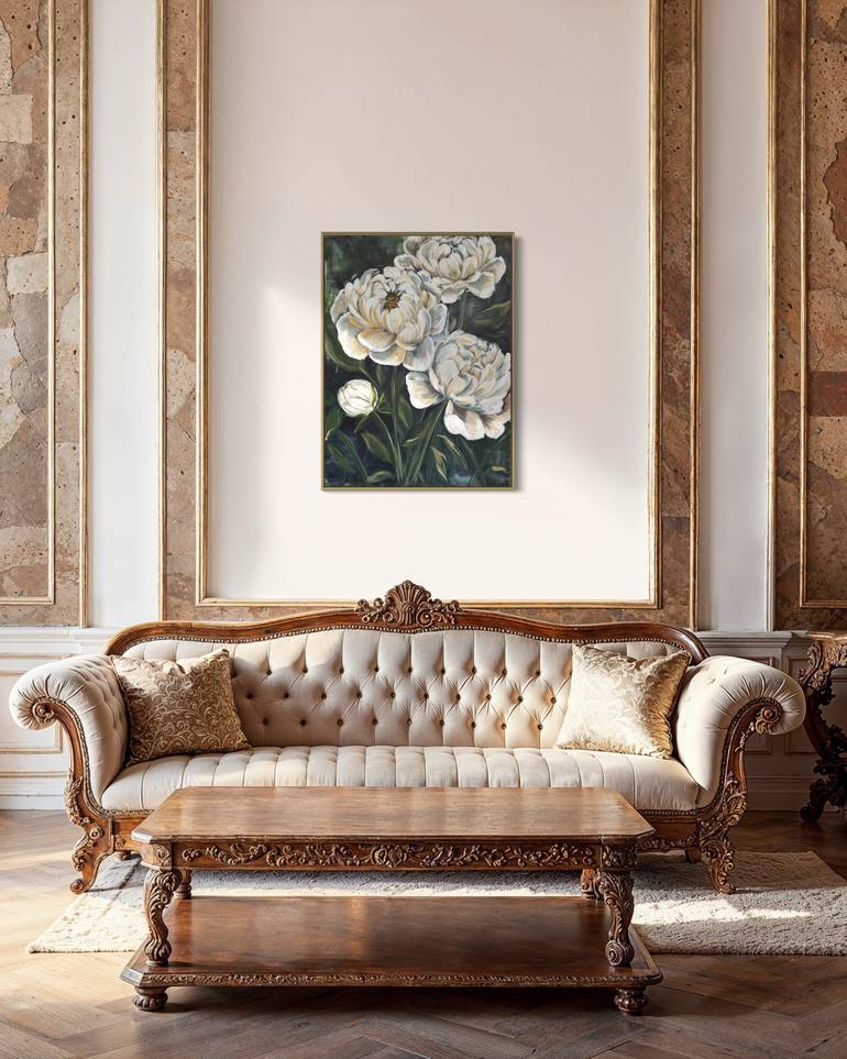 Original Contemporary Floral Painting by Ellen Gonzales