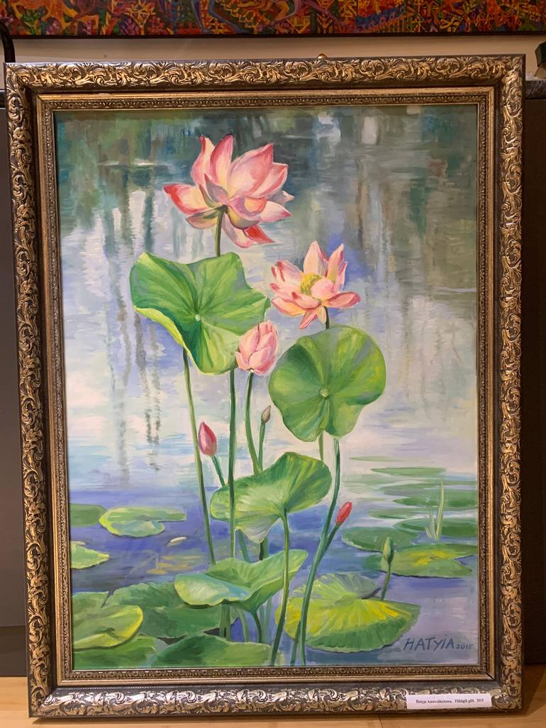 Original Impressionism Botanic Painting by Agajan Jumakuliyev