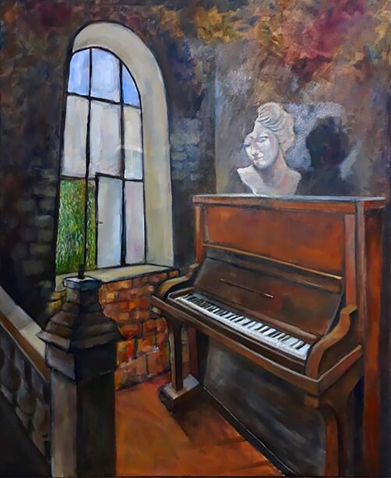 Original Surrealism Still Life Painting by Engy Diaa Eldin