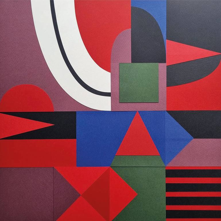 Original  Collage by stephanie bardy