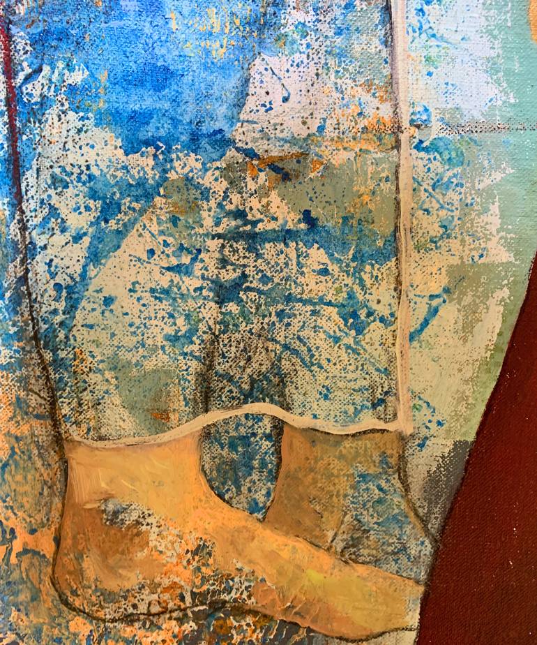 Original Contemporary Fantasy Mixed Media by Hanan Ramadan