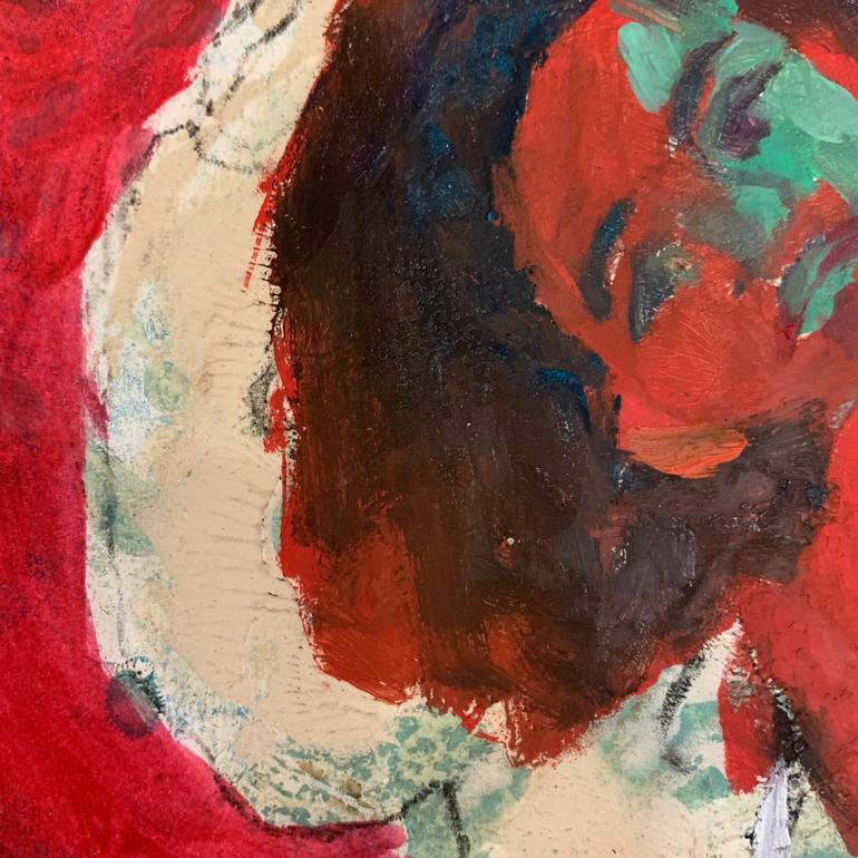 Original Figurative Nude Painting by Hanan Ramadan