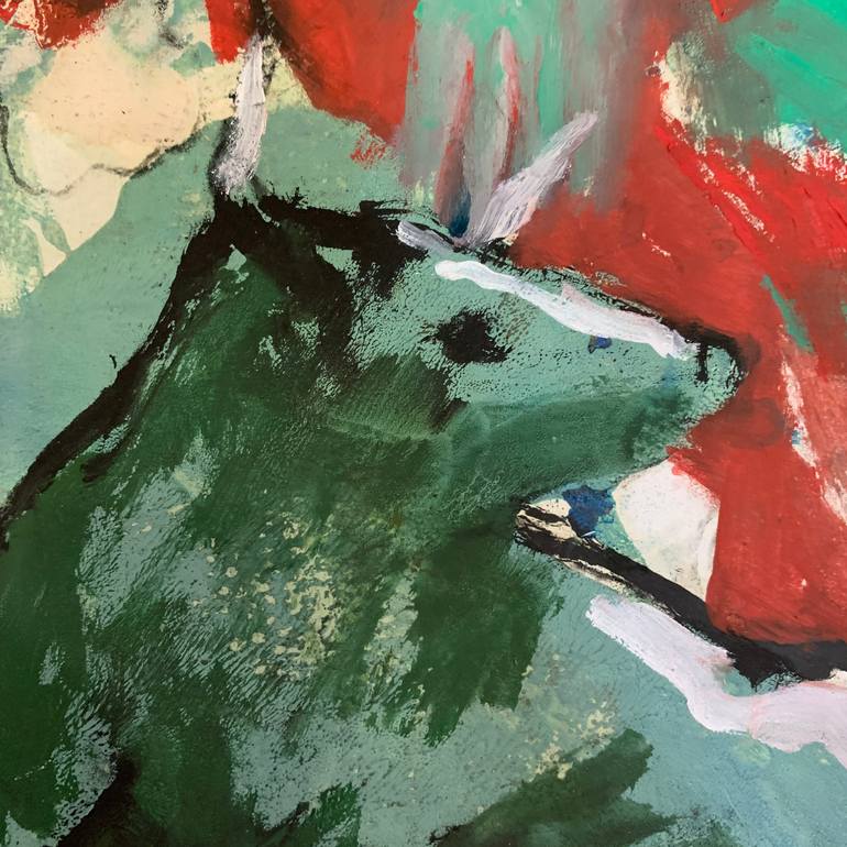 Original Figurative Nude Painting by Hanan Ramadan