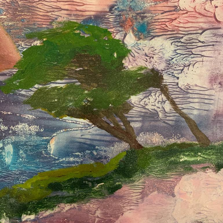 Original Contemporary Nature Painting by Hanan Ramadan