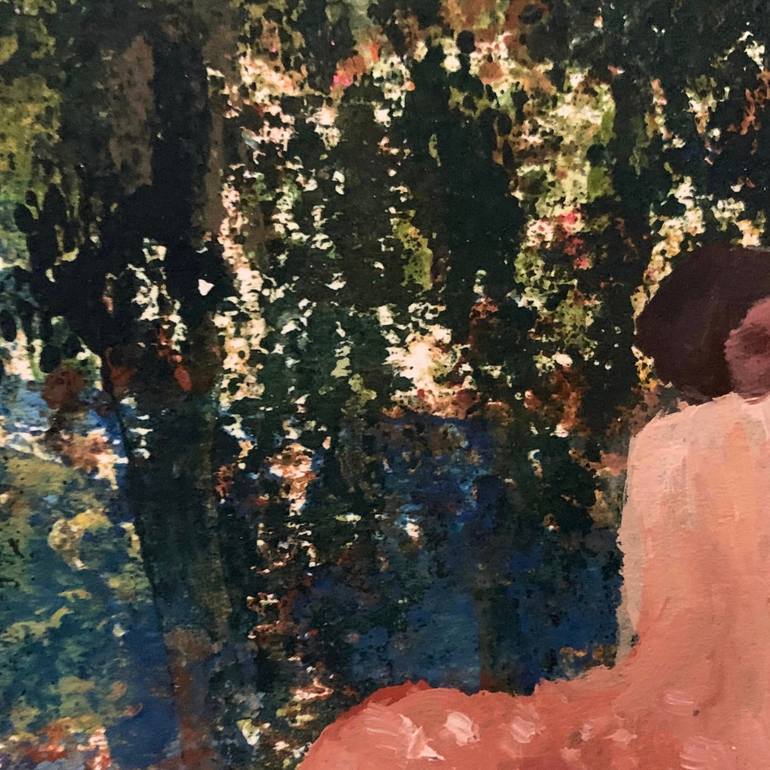 Original Impressionism Landscape Painting by Hanan Ramadan