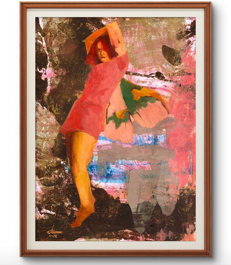 Original Figurative Women Painting by Hanan Ramadan