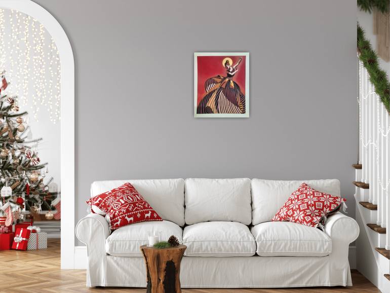 Original Abstract Expressionism Abstract Painting by Humaira Baloch