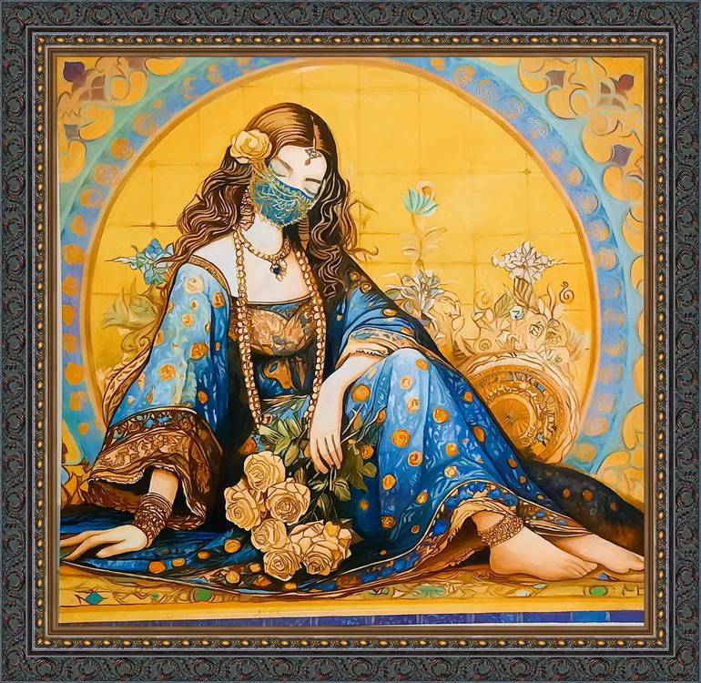 Original Abstract Women Painting by Humaira Baloch