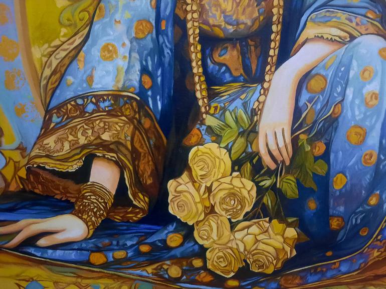 Original Abstract Women Painting by Humaira Baloch