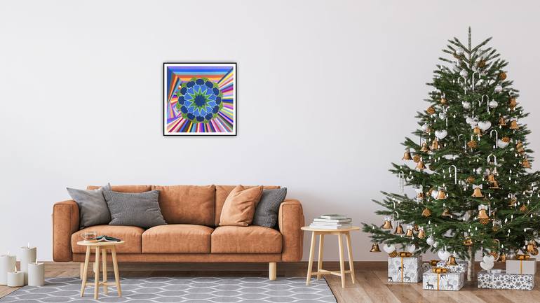 Original Abstract Geometric Painting by Humaira Baloch