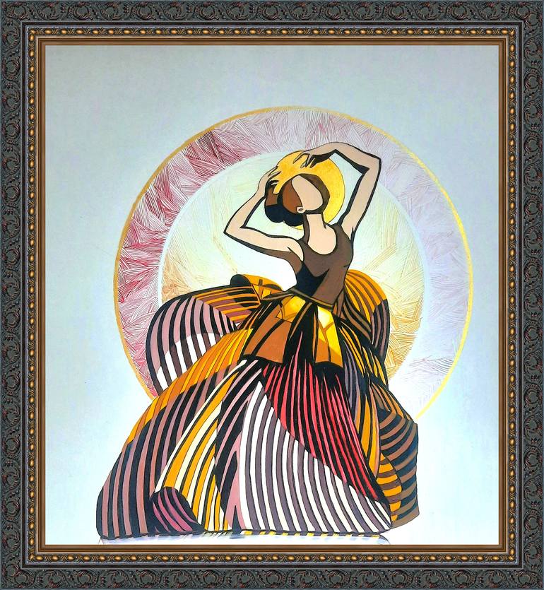 Original Contemporary Performing Arts Painting by Humaira Baloch