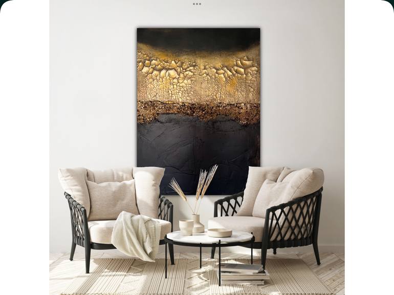 Original Abstract Painting by Hildegard Helene Boerger