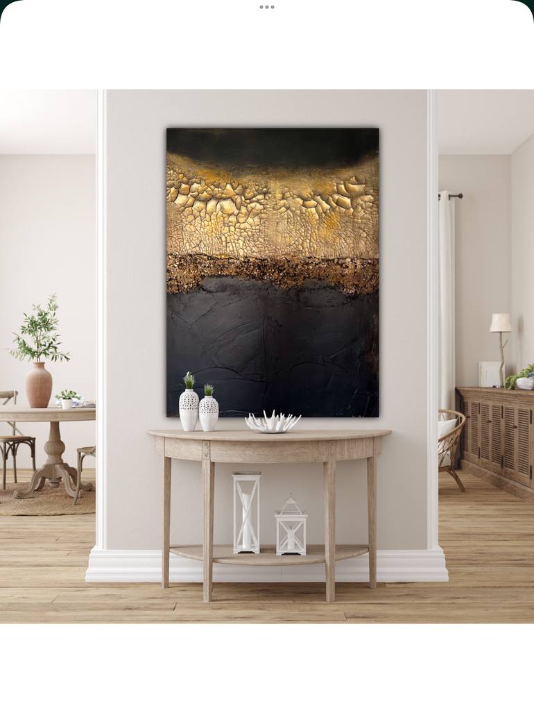 Original Abstract Painting by Hildegard Helene Boerger