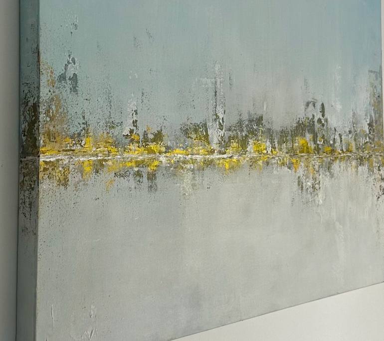 Original Abstract Expressionism Seascape Painting by Robson Alencar