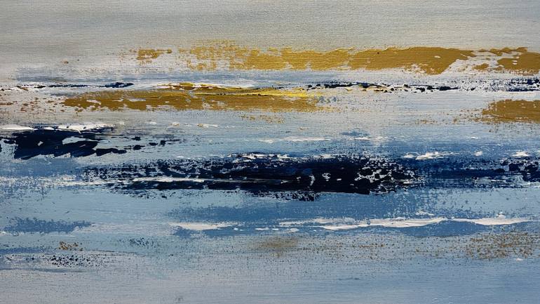 Original Abstract Expressionism Seascape Painting by Robson Alencar