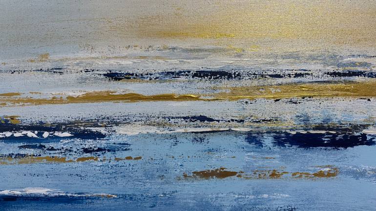 Original Abstract Expressionism Seascape Painting by Robson Alencar