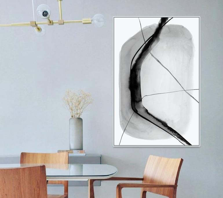 Original Minimalism Abstract Painting by Robson Alencar
