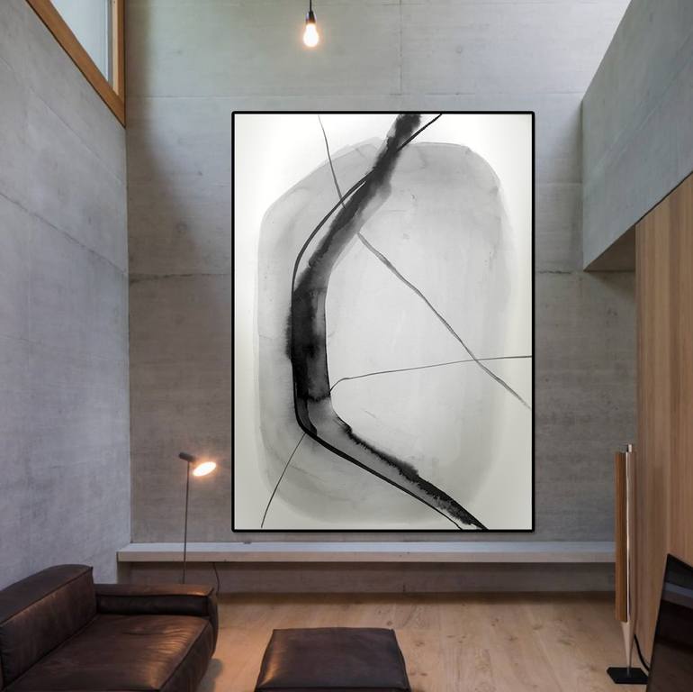 Original Minimalism Abstract Painting by Robson Alencar