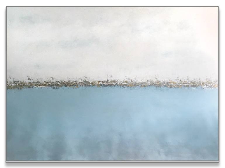 Original Abstract Expressionism Seascape Painting by Robson Alencar