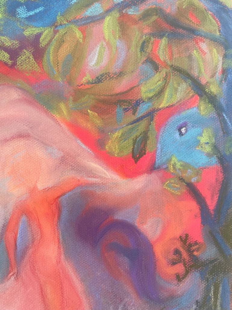 Original Fauvism Landscape Painting by Estelle Boulinguez