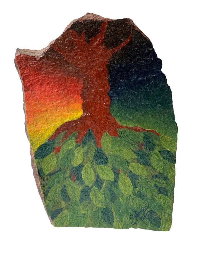Original Symbolism Nature Sculpture by Katerina Ganibegovic
