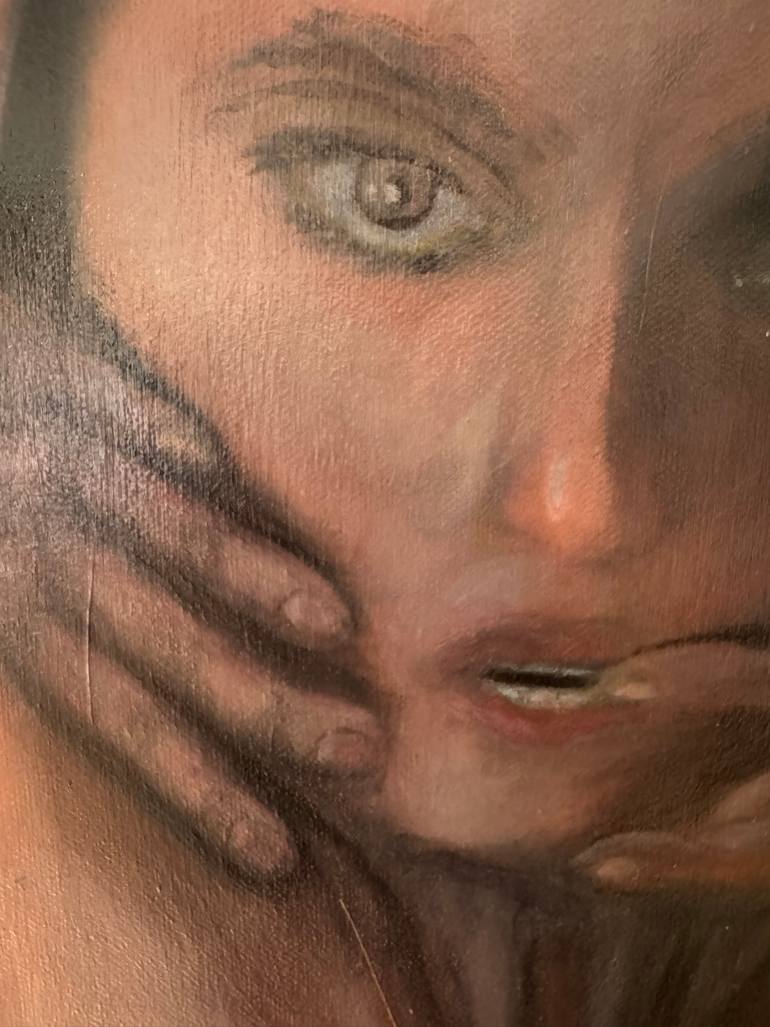 Original Symbolism Women Painting by Adam Langowski