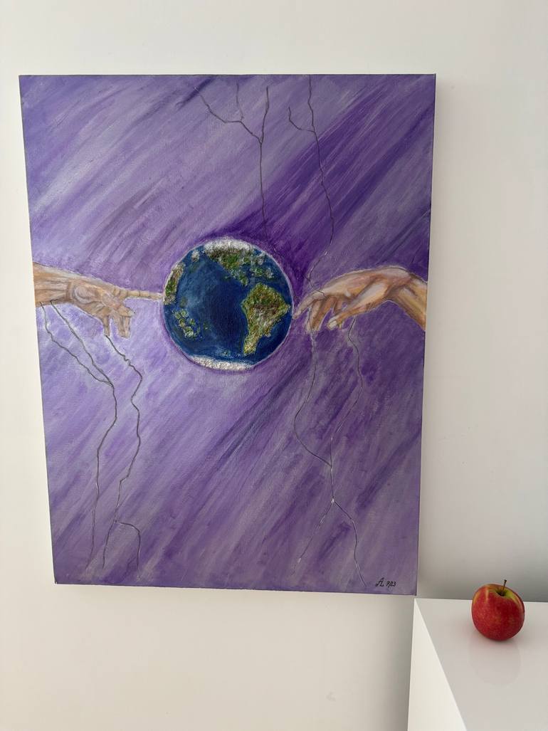Original Surrealism Fantasy Painting by Adam Langowski