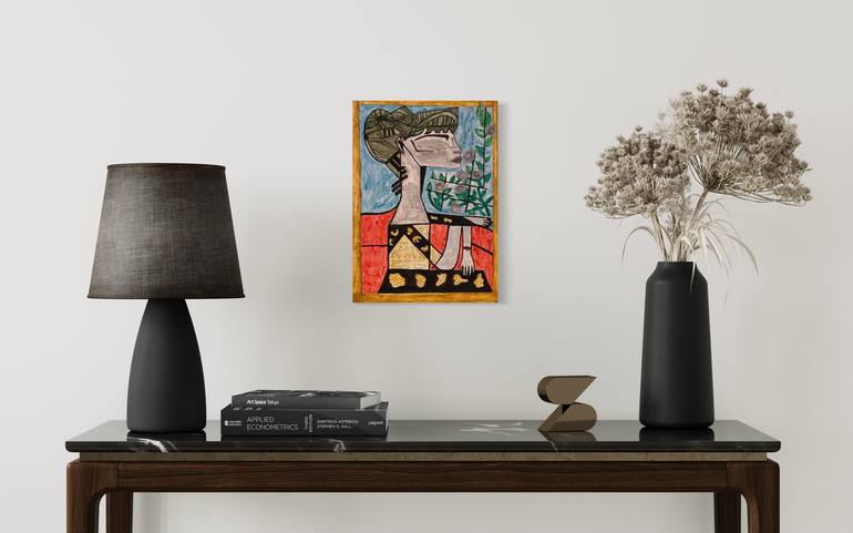 Original Abstract Women Painting by Athar Al - Faw By Fatima
